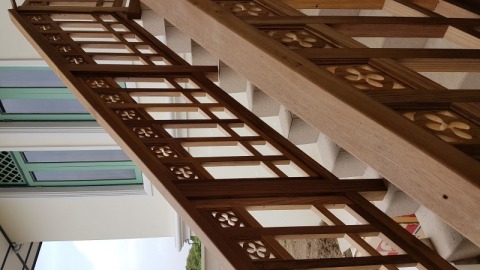 ระแนงไม้สักทอง